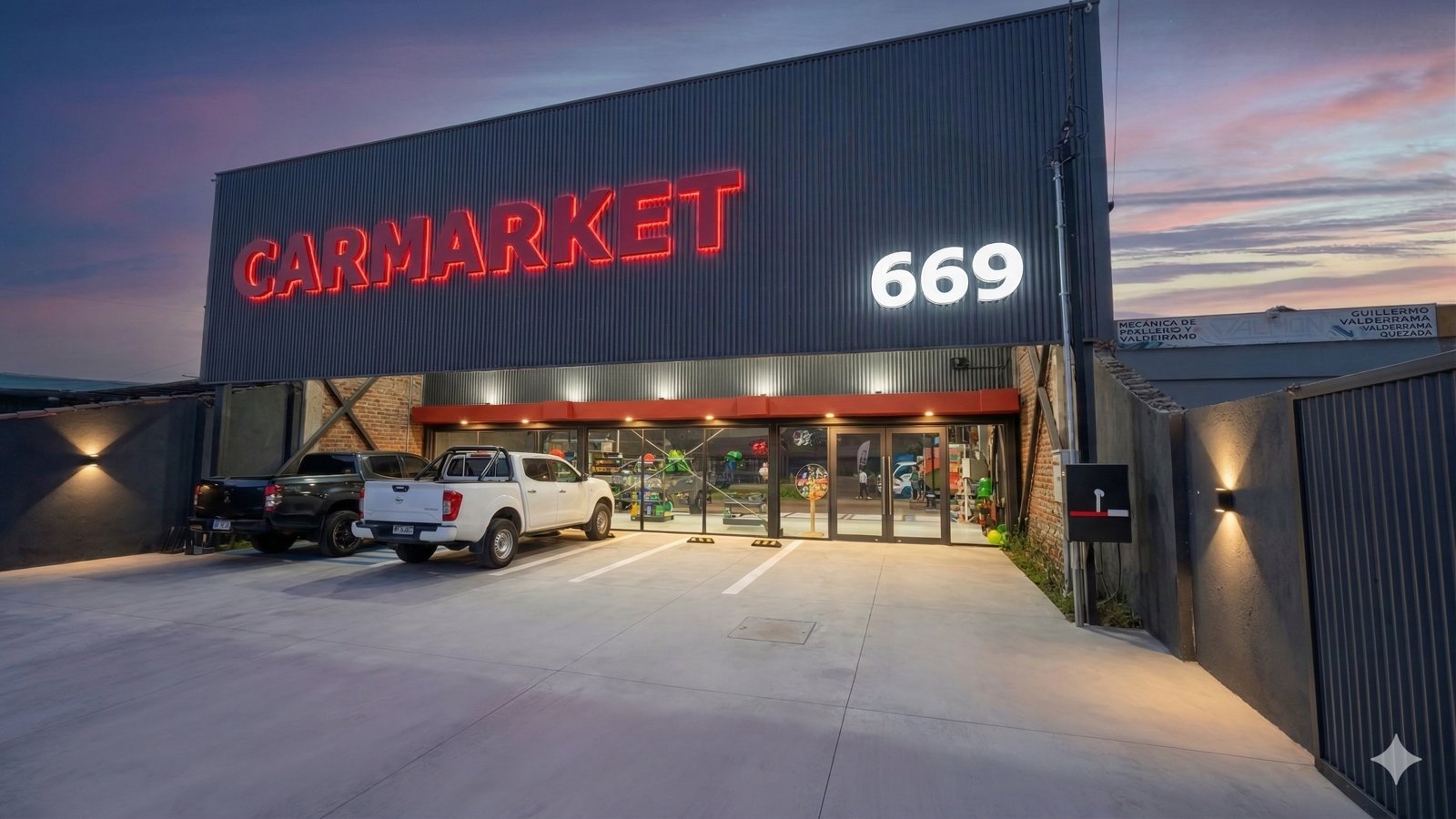 Car Market Showroom - Necsa Constructora